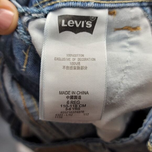 LEVI'S light wash denim Shortall - Picture 9 of 9